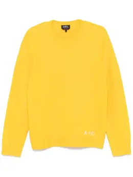 A.P.C.: Жёлтый свитер 