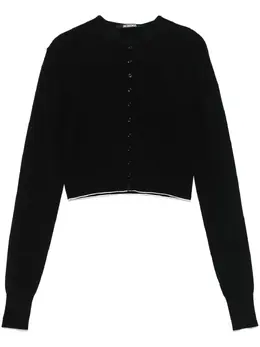 Jacquemus: Чёрный кардиган 