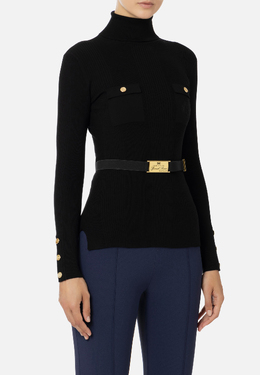 ELISABETTA FRANCHI: Трикотажный свитер 