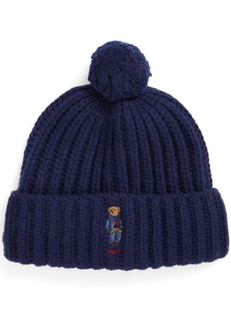 Polo Ralph Lauren: Голубая шапка 