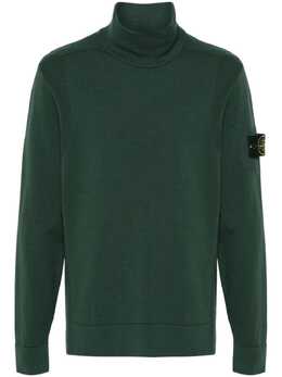 Stone Island: Тёмный свитер  Compass