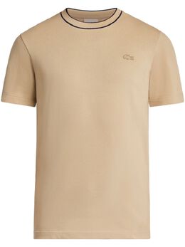 Lacoste: Бежевая футболка 