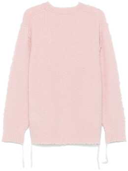 sacai: Розовый свитер 