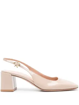 Gianvito Rossi: Бежевые туфли 