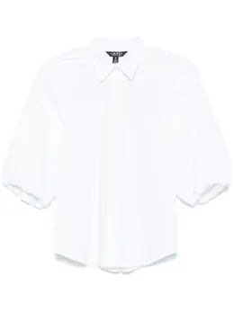 Lauren Ralph Lauren: Рубашка с рукавами-фонариками 