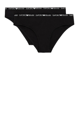 EMPORIO ARMANI Underwear: Чёрные трусы 