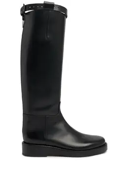 ANN DEMEULEMEESTER: Чёрные сапоги 