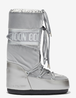 MOON BOOT: Серебристые сапоги 