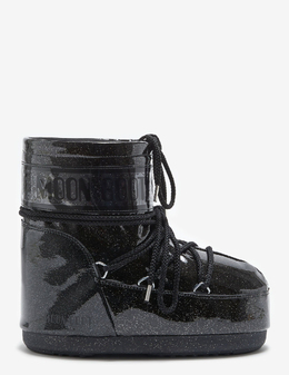 MOON BOOT: Чёрные ботинки 