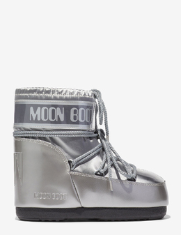 MOON BOOT: Серебристые ботинки 