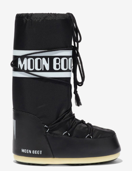 MOON BOOT: Чёрные сапоги 