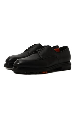 Santoni: Чёрные туфли 