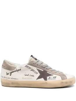 Golden Goose: Белые кроссовки  Super Star
