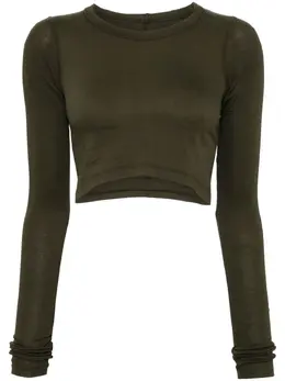Rick Owens: Зелёный топ 