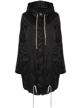Rick Owens DRKSHDW: Чёрный пуховик 
