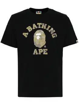 A BATHING APE®: Чёрная футболка 