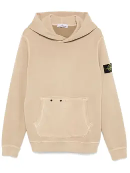 Stone Island: Коричневая толстовка  Compass