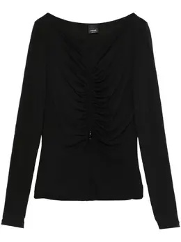 PINKO: Чёрная футболка 