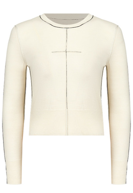 MM6 Maison Margiela: Трикотажный свитер 