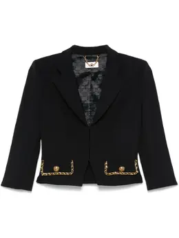 Elisabetta Franchi: Чёрная куртка 