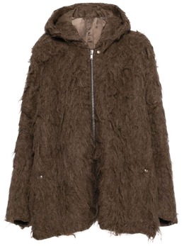Rick Owens: Коричневая куртка  Jumbo
