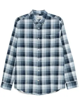 Barbour: Синяя рубашка 