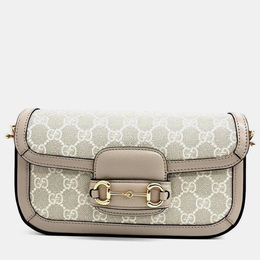Gucci: Бежевая сумка  1955 Horsebit