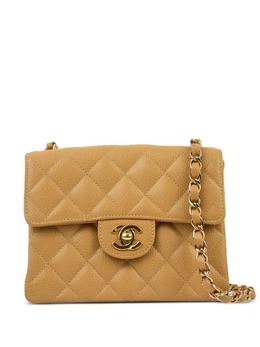 CHANEL Pre-Owned: Бежевая сумка 