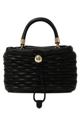 Furla: Чёрная сумка 