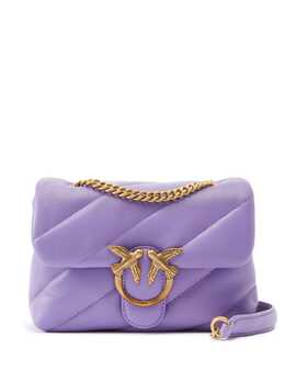 PINKO: Фиолетовая сумка через плечо  Love Puff