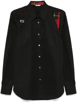 Alexander McQueen: Чёрная рубашка  Harness