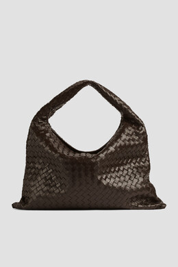 Bottega Veneta: Коричневая сумка 