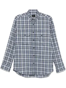 Brioni: Голубая рубашка 
