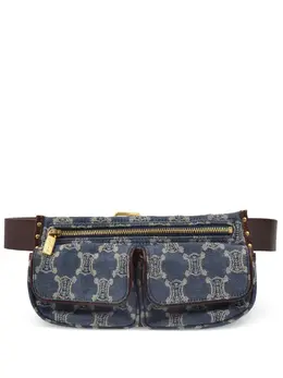 Céline Pre-Owned: Голубая поясная сумка 