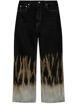 Rick Owens DRKSHDW: Чёрные джинсы 