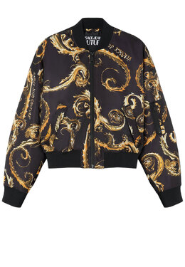 VERSACE JEANS COUTURE: Чёрная куртка 