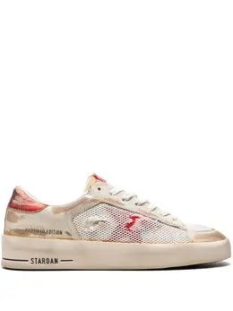 Golden Goose: Белые кроссовки  Stardan