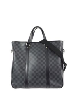 Louis Vuitton Pre-Owned: Чёрная сумка-шоппер 