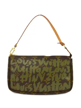 Louis Vuitton Pre-Owned: Коричневый клатч 
