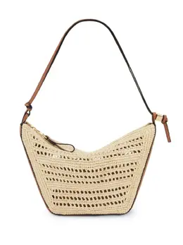 LOEWE: Бежевая сумка  Hammock