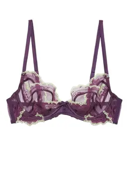 Fleur Du Mal: Фиолетовый бюстгальтер 