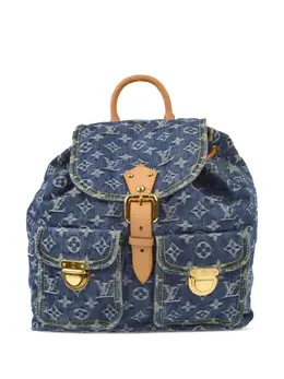 Louis Vuitton Pre-Owned: Голубой рюкзак 