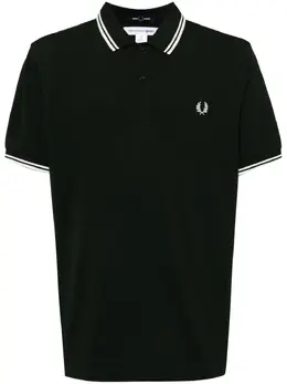 Comme Des Garçons Shirt: Зелёное поло 