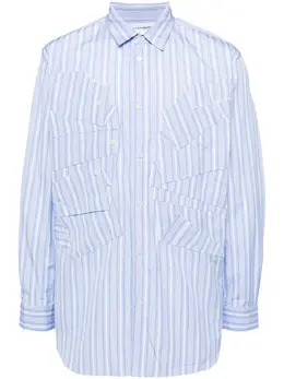 Comme Des Garçons Shirt: Рубашка в полоску 