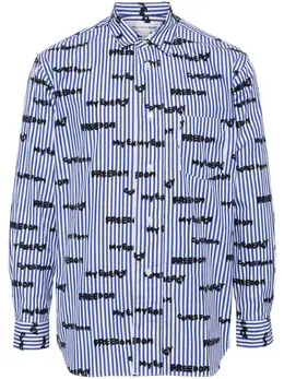 Comme Des Garçons Shirt: Голубая рубашка 