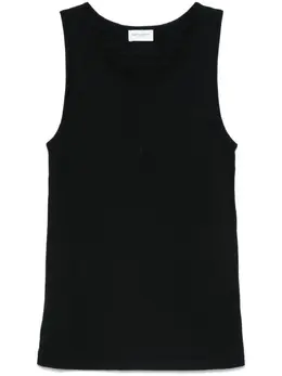 Saint Laurent: Чёрная майка 