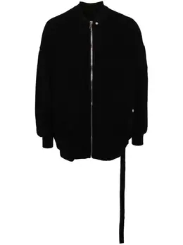 Rick Owens DRKSHDW: Чёрная куртка  Jumbo
