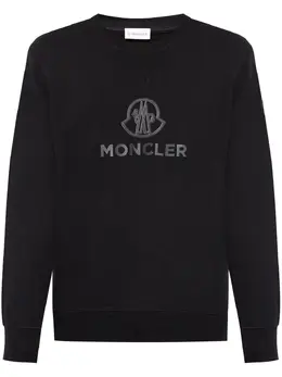 Moncler: Чёрный свитер 