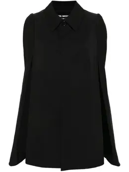 Junya Watanabe Comme des Garçons Pre-Owned: Плащ из шерсти 