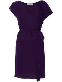 Prada Pre-Owned: Драпированное платье 